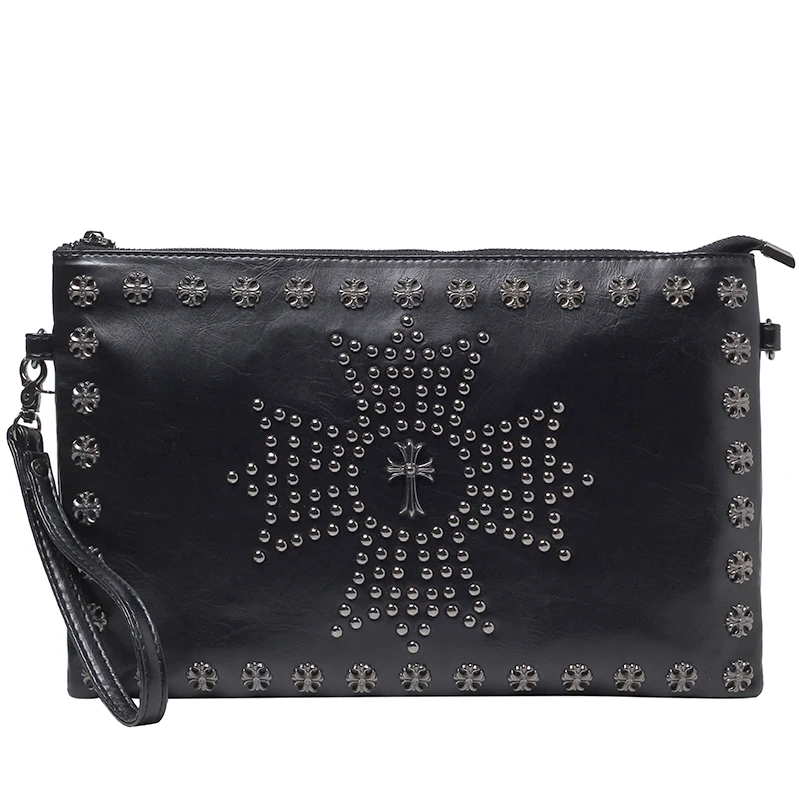 Fashionable male rivet bag new style youth small bag street leather hand iPad bag new style love bag
Fashionable male rivet bag new style youth small bag street leather hand iPad bag new style love bag