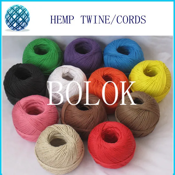 12 color hemp cord waxed (30pcs/lot)100m/ball,twisted cords, hemp twine cord used in all kinds packing by free shipping
12 color hemp cord waxed (30pcs/lot)100m/ball,twisted cords, hemp twine cord used in all kinds packing by free shipping