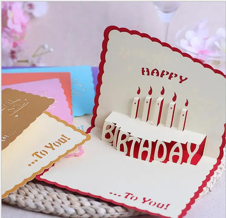 Free shipping 100 PCS/lot Birthday card wholesale, cake paper-cut stereo CARDS, 3 d CARDS,greeting card 13.8*15.3cm
Free shipping 100 PCS/lot Birthday card wholesale, cake paper-cut stereo CARDS, 3 d CARDS,greeting card 13.8*15.3cm