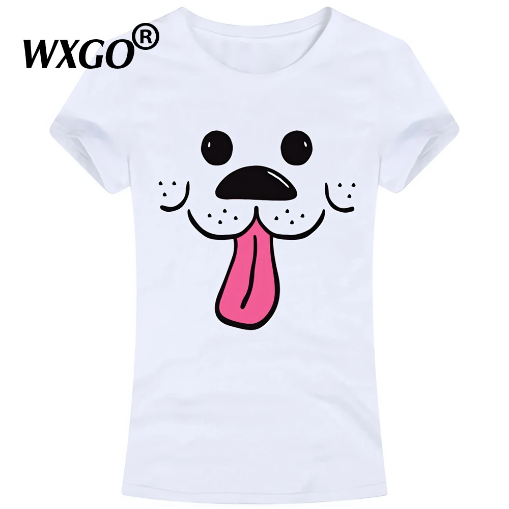 Новая модная Милая футболка с собачками для домашних животных милая женская