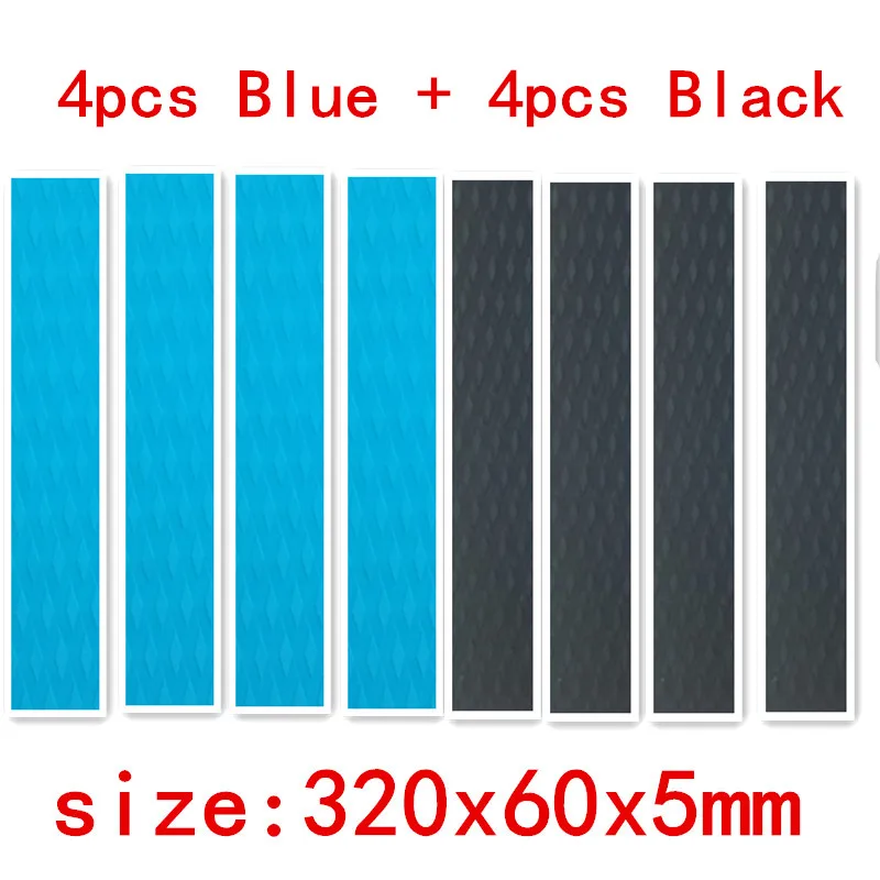 8pcs 320*60*5mm Surfboard deck pad daimond line FR EVA Deck grip has adhesive sup deck pad in surfing Skiing sports
8pcs 320*60*5mm Surfboard deck pad daimond line FR EVA Deck grip has adhesive sup deck pad in surfing Skiing sports