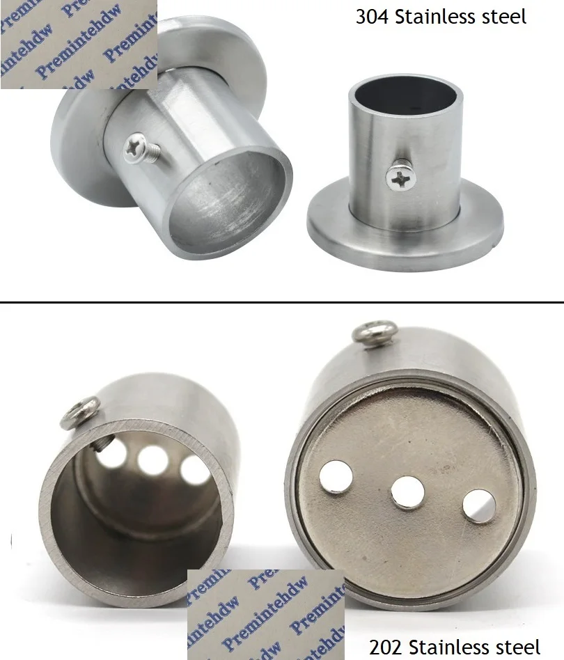2Pcs Stainless Steel 19mm 22mm 25mm 32mm Closet Rod Flange Holder With Decorative Cover Conceal Flange for Pipe Tube
2Pcs Stainless Steel 19mm 22mm 25mm 32mm Closet Rod Flange Holder With Decorative Cover Conceal Flange for Pipe Tube