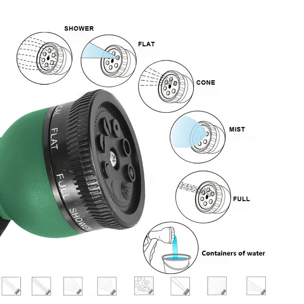 8 Pattern Variable Spray Patterns Water Spray Gun Adjustable Car Wash Hose Spray Portable High Pressure Gun Sprinkler Nozzle
8 Pattern Variable Spray Patterns Water Spray Gun Adjustable Car Wash Hose Spray Portable High Pressure Gun Sprinkler Nozzle