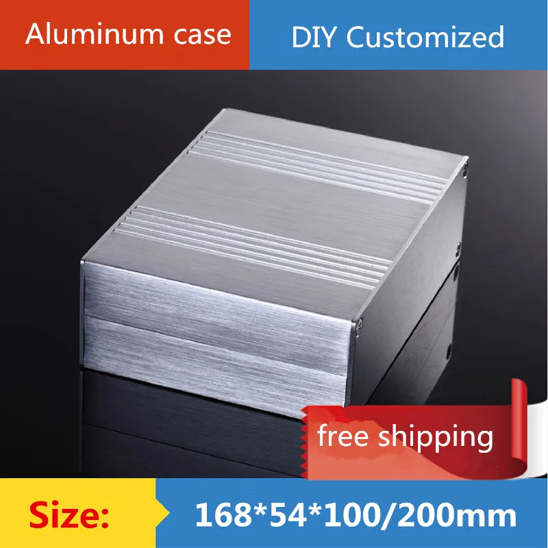 KYYSLB 168*54*100mm Mini Aluminum Amplifier Chassis Instrument Tube Amplifier AMP Enclosure Case DIY box
KYYSLB 168*54*100mm Mini Aluminum Amplifier Chassis Instrument Tube Amplifier AMP Enclosure Case DIY box