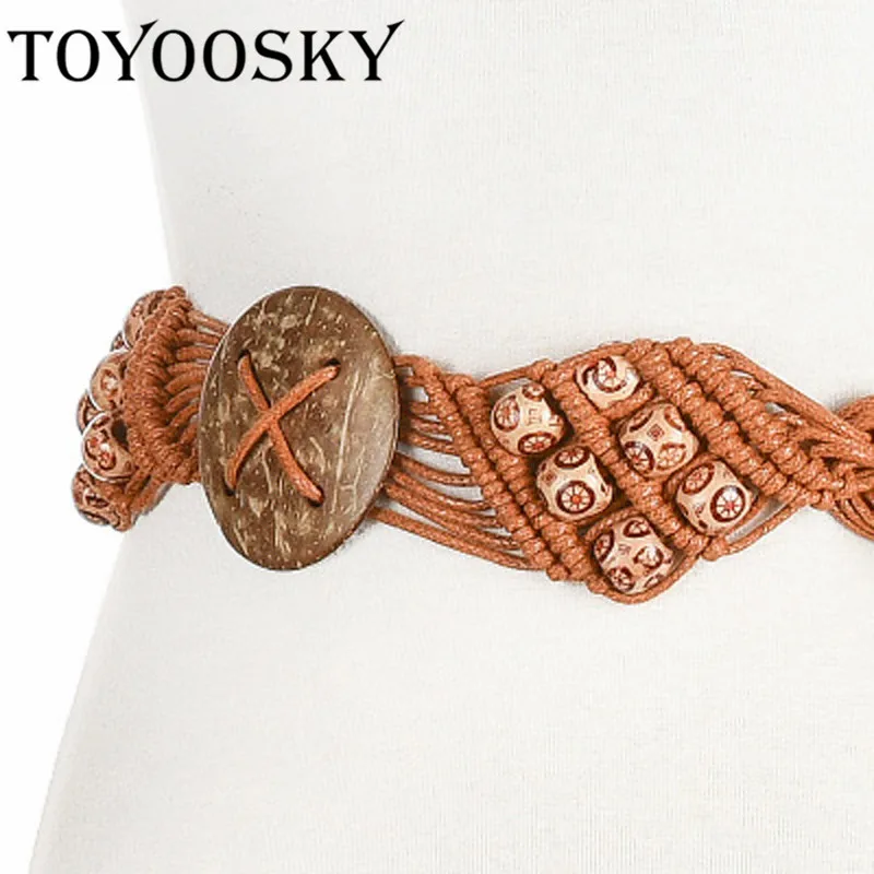 New Ethnic Style Women Belts Wax Rope knitted Handmade Waistband BeltsBohemian Style Waistchain Dress with Decorative Skirt Belt
New Ethnic Style Women Belts Wax Rope knitted Handmade Waistband BeltsBohemian Style Waistchain Dress with Decorative Skirt Belt
