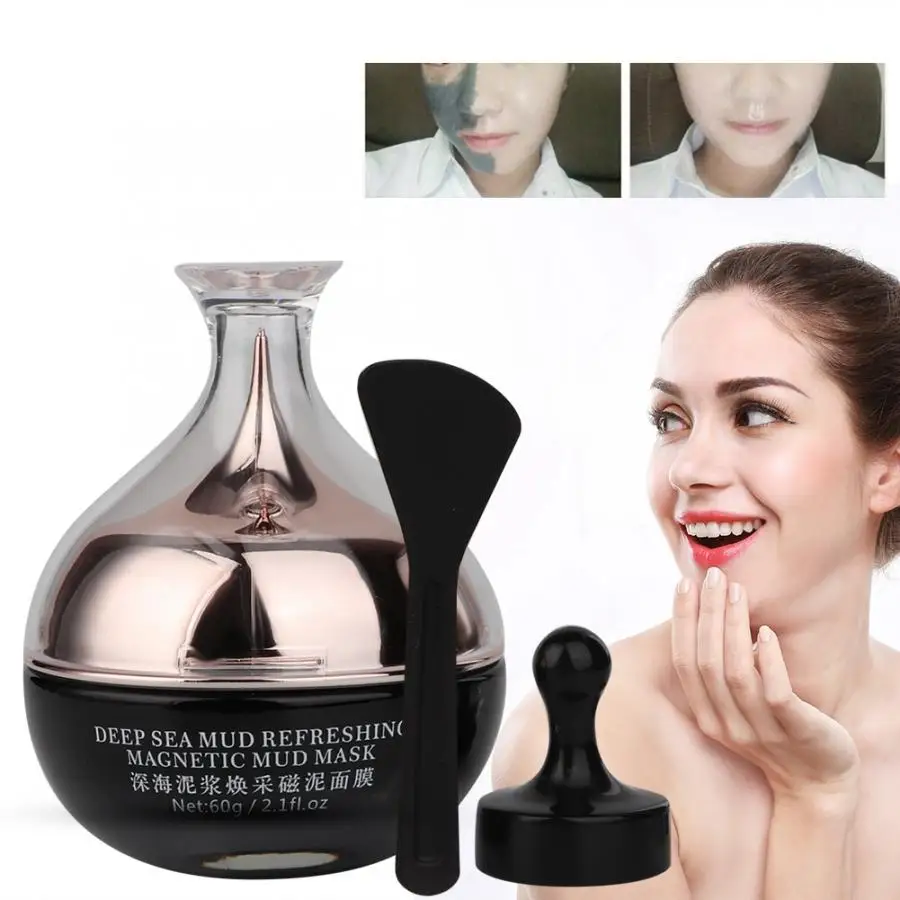 60g Black Magnetic Face Mud Mask Mineral Substance Mask Pore Blackheads Dust Cleaner Face Care
60g Black Magnetic Face Mud Mask Mineral Substance Mask Pore Blackheads Dust Cleaner Face Care