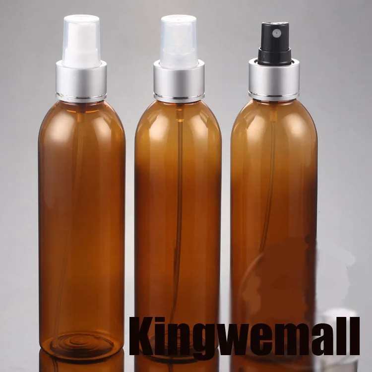 300pcs/lot 250ML Amber PET Bottle With Silver Ring ,250ML Mist Sprayer Brown Bottle, 250ml Plastic Bottle
300pcs/lot 250ML Amber PET Bottle With Silver Ring ,250ML Mist Sprayer Brown Bottle, 250ml Plastic Bottle