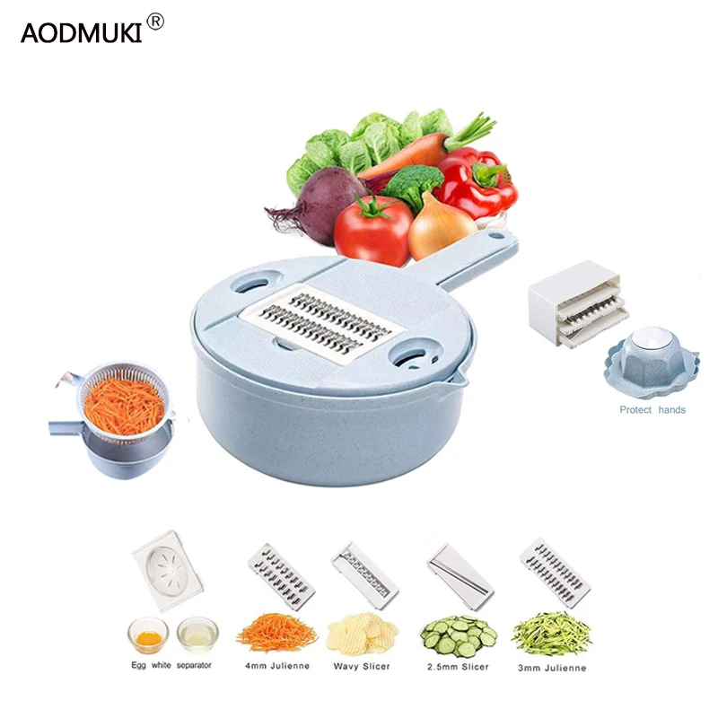 9 IN 1 mandoline Slicer Vegetable Cutter with Grater Strainer Potato Peeler Carrot Cheese chopper vegetable Kitchen Accessorie
9 IN 1 mandoline Slicer Vegetable Cutter with Grater Strainer Potato Peeler Carrot Cheese chopper vegetable Kitchen Accessorie