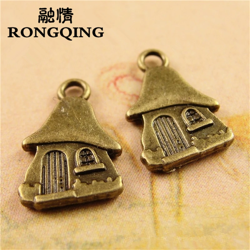 RONGQING 10*15MM Cartoon House Charms 100pcs/lot Small House Pendants Necklaces Handmade Jewelry Charms DIY
RONGQING 10*15MM Cartoon House Charms 100pcs/lot Small House Pendants Necklaces Handmade Jewelry Charms DIY