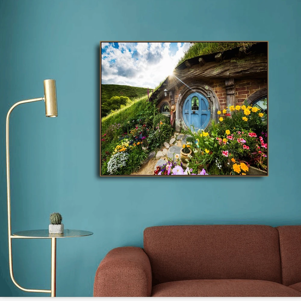 Hobbit's Cabin Bilbo Baggins Canvas Painting Calligraphy Posters Prints For Living Room Bedroom Wall Pictures Home Art Decor
Hobbit's Cabin Bilbo Baggins Canvas Painting Calligraphy Posters Prints For Living Room Bedroom Wall Pictures Home Art Decor