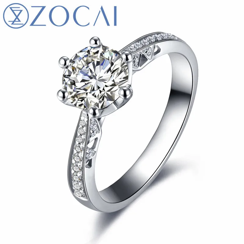 ZOCAI Love Is Destiny 0.42 CT Certified D-E / SI Diamond Engagement Women Ring 18K White Gold (Au750) W00105
ZOCAI Love Is Destiny 0.42 CT Certified D-E / SI Diamond Engagement Women Ring 18K White Gold (Au750) W00105