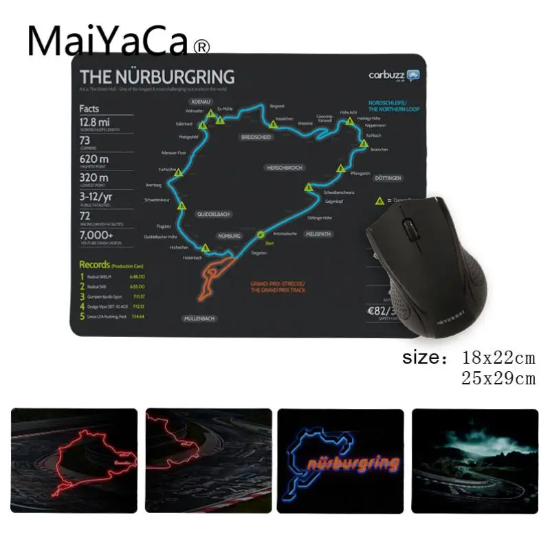 MaiYaCa Racing track Rubber Mouse Durable Desktop Mousepad Size 25X29cm Gaming Mousepads
MaiYaCa Racing track Rubber Mouse Durable Desktop Mousepad Size 25X29cm Gaming Mousepads