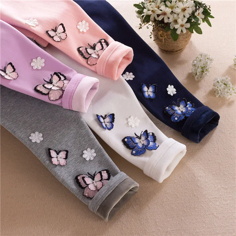 Spring Autumn Winter Baby Girls Leggings Flower butterfly Plush Warm Child Kids Legging Pants 2 3 4 5 6 7 8 9 10 11 12Years Old
Spring Autumn Winter Baby Girls Leggings Flower butterfly Plush Warm Child Kids Legging Pants 2 3 4 5 6 7 8 9 10 11 12Years Old