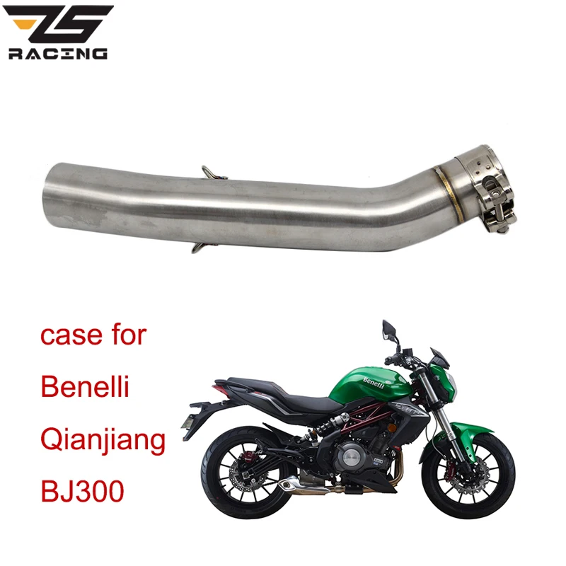 Выхлопной глушитель ZS Racing из нержавеющей стали для мотоцикла Benelli Qianjiang BJ300 50 8 мм