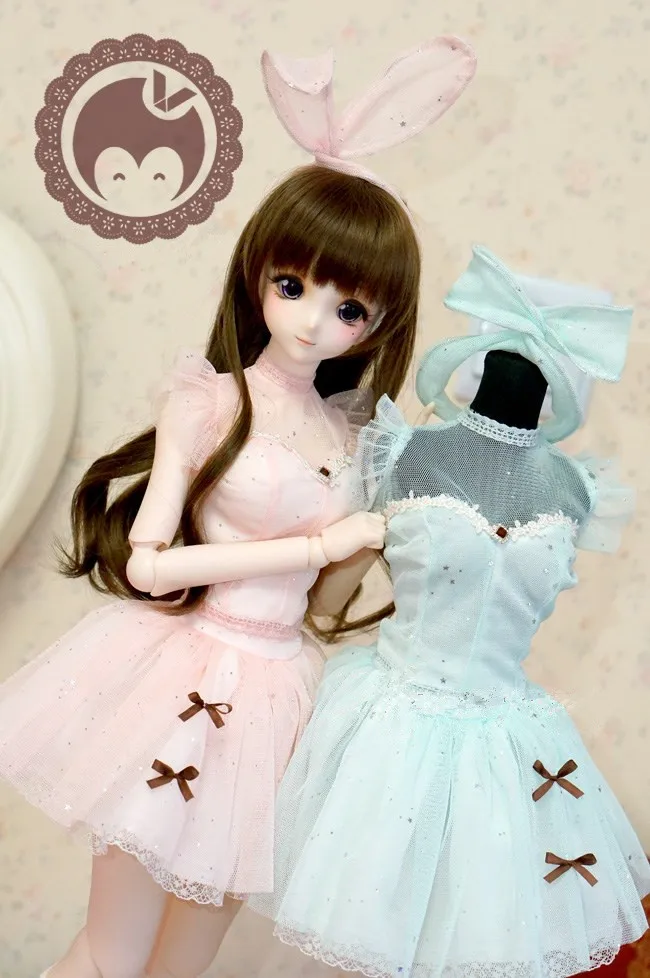 Симпатичное кружевное платье Sweetie 2 цвета для DDL DDM / S BJD кукольная одежда CW80|dress