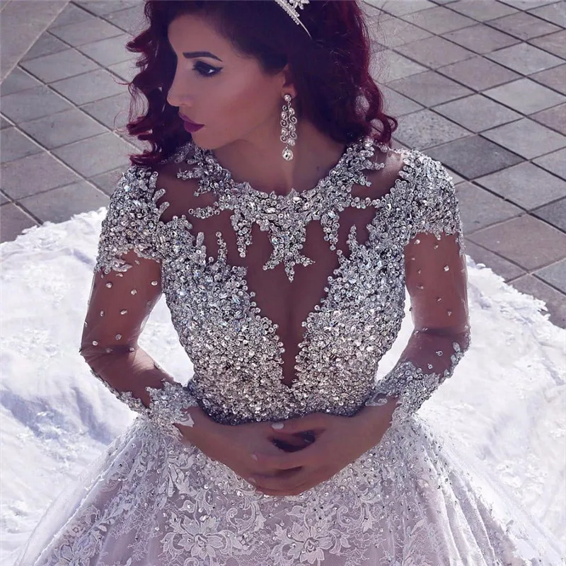 Vestido De Noiva Luxurious Wedding Dress Long Sleeves 2019 Ball Gown Beading Dubai Arabic Muslim Wedding Gowns Bridal Dresses
Vestido De Noiva Luxurious Wedding Dress Long Sleeves 2019 Ball Gown Beading Dubai Arabic Muslim Wedding Gowns Bridal Dresses