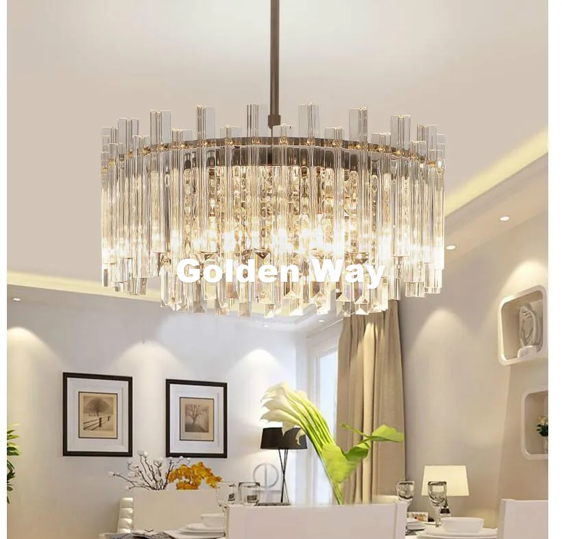 Modern Crystal Pendant Lamp D50cm Crystal Chandelier Modern Living Room Kroonluchter Lamparas De Cristal LED Pendant Lighting
Modern Crystal Pendant Lamp D50cm Crystal Chandelier Modern Living Room Kroonluchter Lamparas De Cristal LED Pendant Lighting
