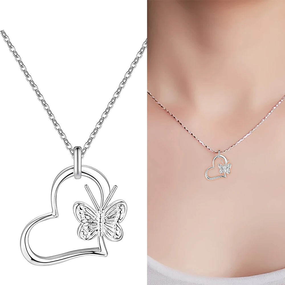 2022 New New Fashion beautiful cute women Heart butterfly Pendant flower Necklace charm Wedding Jewelry Gifts
2022 New New Fashion beautiful cute women Heart butterfly Pendant flower Necklace charm Wedding Jewelry Gifts