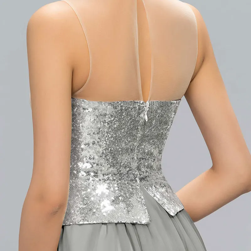 Tanpell Charming Evening Dress Ruched Sequins Sleeveless Zipper-UP Women A-Line Floor-Length Evening Dress
Tanpell Charming Evening Dress Ruched Sequins Sleeveless Zipper-UP Women A-Line Floor-Length Evening Dress
