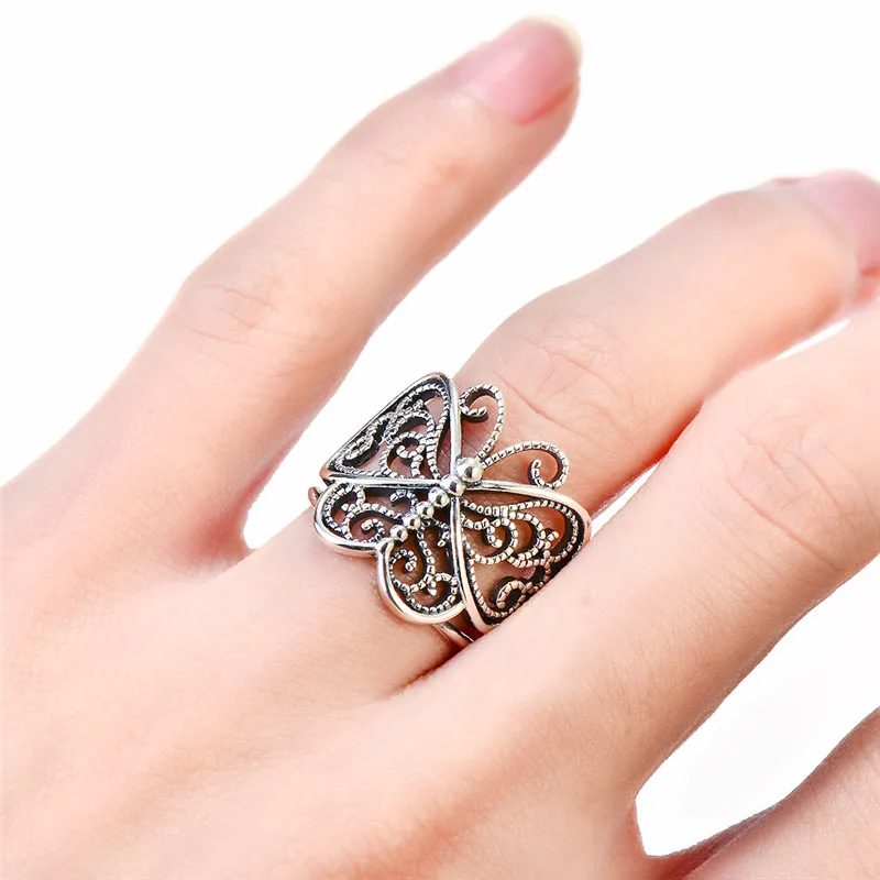 Genuine 925 Sterling Silver Ring Vintage Butterfly Ring Bague Fashion Jewelry Big Classic Rings For Women US Size 7 GNJ8897
Genuine 925 Sterling Silver Ring Vintage Butterfly Ring Bague Fashion Jewelry Big Classic Rings For Women US Size 7 GNJ8897