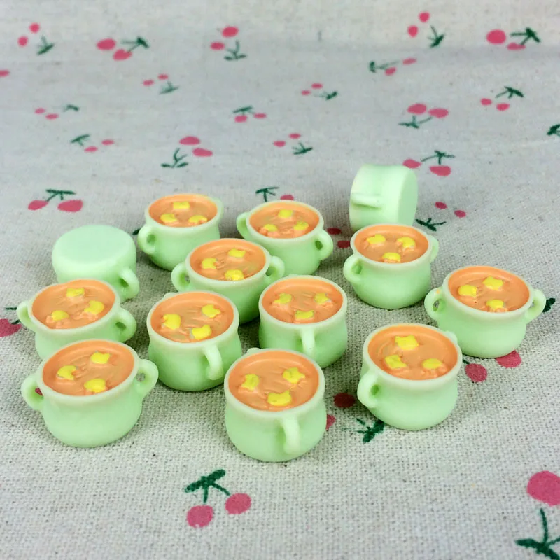 10 Pieces Artificial Miniature Pot Fake Kawaii Resin Cabochon DIY Craft Embellishment Decoration For Play Doll House :18*24mm
10 Pieces Artificial Miniature Pot Fake Kawaii Resin Cabochon DIY Craft Embellishment Decoration For Play Doll House :18*24mm