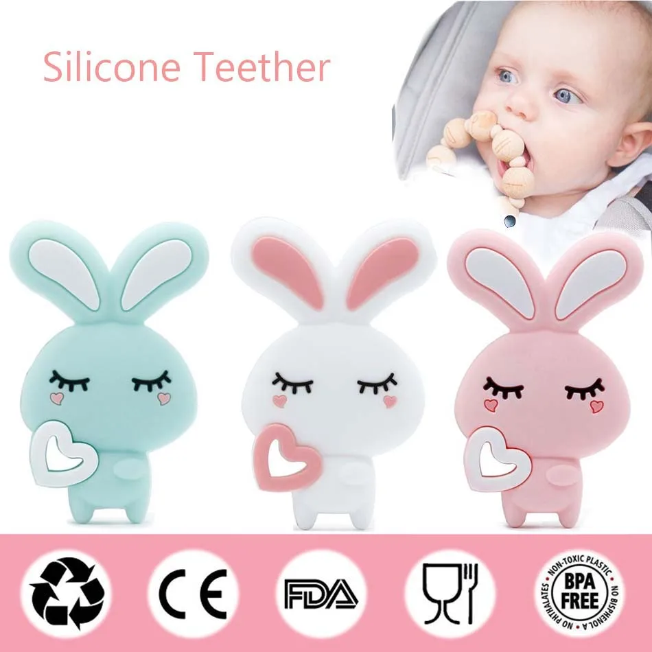 20 Styles Food Grade Silicone Teethers DIY Animal Baby Ring Teether Infant Baby Chew Charms Kids Teething Gift Toddler Toys
20 Styles Food Grade Silicone Teethers DIY Animal Baby Ring Teether Infant Baby Chew Charms Kids Teething Gift Toddler Toys