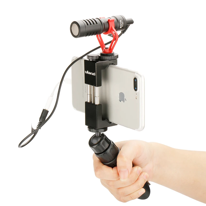 Ulanzi Lightweight Mini Phone Tripod with Detachable Ballhead Metal Tripod Mount for iPhone Samsung Xiaomi w BY-MM1 Microphone
Ulanzi Lightweight Mini Phone Tripod with Detachable Ballhead Metal Tripod Mount for iPhone Samsung Xiaomi w BY-MM1 Microphone