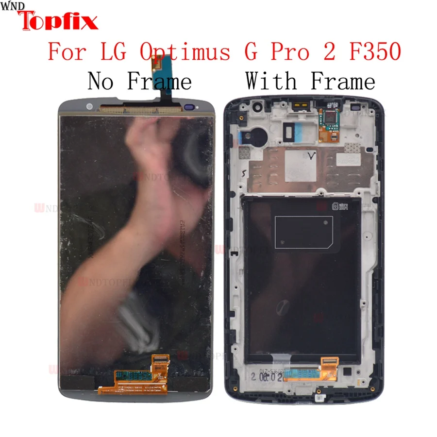 В наличии оригинальный ЖК дисплей для LG Optimus G Pro 2 F350 сенсорный экран дигитайзер