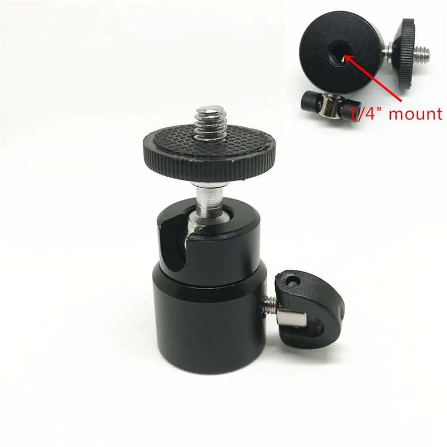 Tripod Heads Mini Ball Head Tripod Head of 360 Swivel 1/4 Camera Mount for Nikon Sony Canon DSLR Camera Tripod Ballhead Holder
Tripod Heads Mini Ball Head Tripod Head of 360 Swivel 1/4 Camera Mount for Nikon Sony Canon DSLR Camera Tripod Ballhead Holder