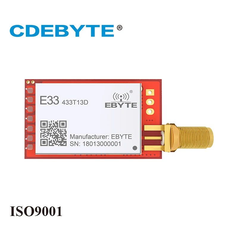 UART SX1212 433mhz 20mW SMA Antenna IoT uhf Wireless Transceiver E33-433T13D 433 MHz Transmitter Receiver Module
UART SX1212 433mhz 20mW SMA Antenna IoT uhf Wireless Transceiver E33-433T13D 433 MHz Transmitter Receiver Module