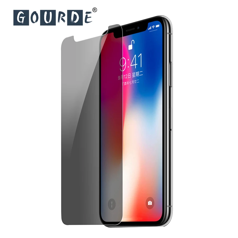 Закаленное стекло Gourde для iPhone X защита экрана с твердостью 9H X|screen protector|tempered glassglass