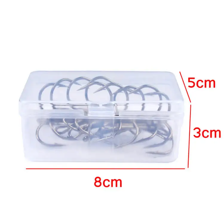 10pcs/Box Silver High Carbon Steel Treble Hook Barbed Sharp Jig Triangle Fishhook 1/0# 2/0# 3/0# All Saltwater Freshwater new
10pcs/Box Silver High Carbon Steel Treble Hook Barbed Sharp Jig Triangle Fishhook 1/0# 2/0# 3/0# All Saltwater Freshwater new