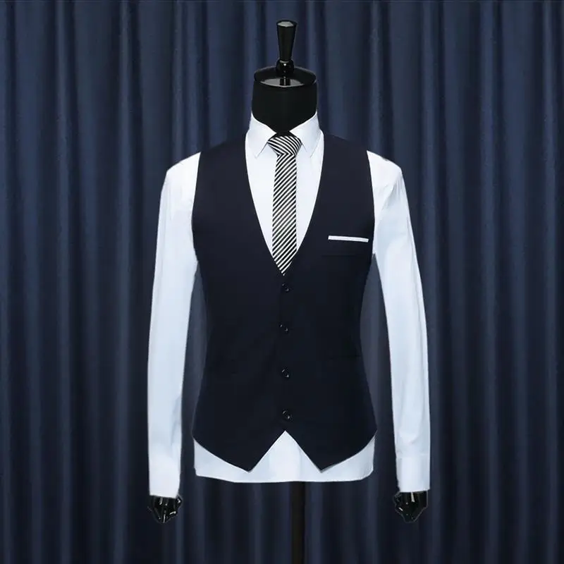 Vest Nice Tideway Chaleco Hombre Fashion Solid Slim Fit Vest Men Wedding Dress Formal Waistcoat Gilet Homme Black Red Blue
Vest Nice Tideway Chaleco Hombre Fashion Solid Slim Fit Vest Men Wedding Dress Formal Waistcoat Gilet Homme Black Red Blue