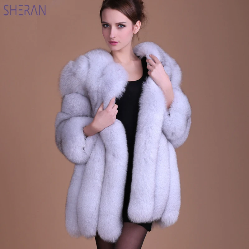SHERAN S-4XL Luxury Faux Fox Fur Coat Slim Pink Women's Winter Jackets 2021 Woman Big Size Artificial Fur Parka Women's Coat
SHERAN S-4XL Luxury Faux Fox Fur Coat Slim Pink Women's Winter Jackets 2021 Woman Big Size Artificial Fur Parka Women's Coat
