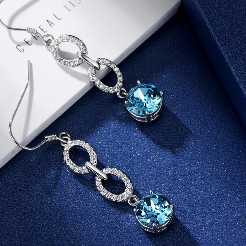 Neoglory Jewelry Zircon & S925 Silver Long Drop Earrings Allergy Free Geometric Trendy Stylish Design For Elegant Party Women
Neoglory Jewelry Zircon & S925 Silver Long Drop Earrings Allergy Free Geometric Trendy Stylish Design For Elegant Party Women