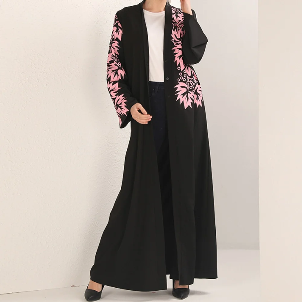 Dubai Arabic Muslim Abaya Dress for Women Fall 2021 Black Moroccan Kaftan Ramadan Robe Turkish Islamic Jalabiya
Dubai Arabic Muslim Abaya Dress for Women Fall 2021 Black Moroccan Kaftan Ramadan Robe Turkish Islamic Jalabiya