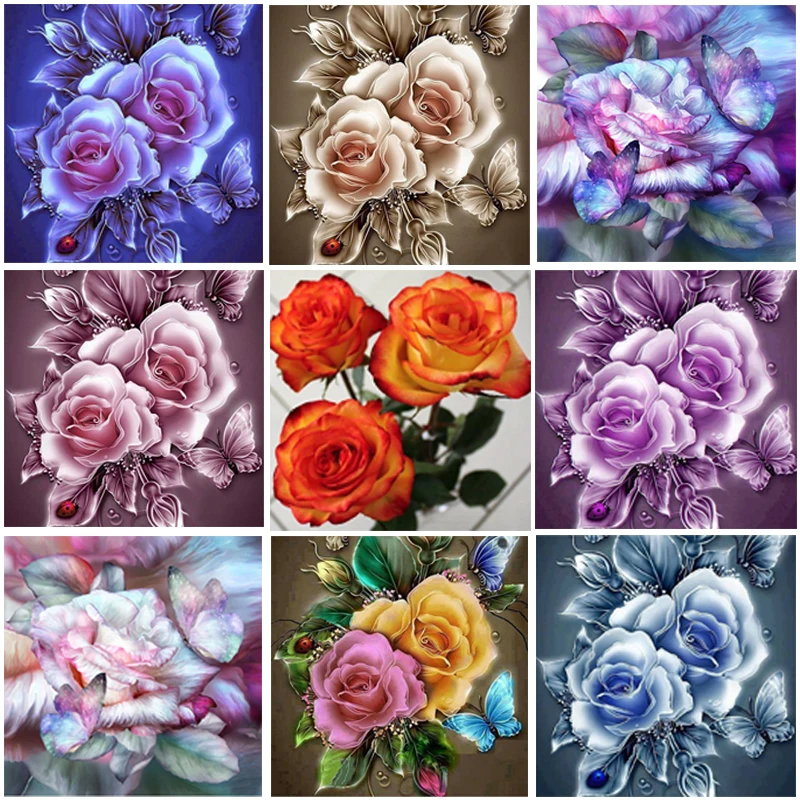 5D Diamond Mosaic Embroidery Beadwork-Rose flower-full Square Diamond Paintings Pattern Kits for Painting Picture Rhinestones
5D Diamond Mosaic Embroidery Beadwork-Rose flower-full Square Diamond Paintings Pattern Kits for Painting Picture Rhinestones