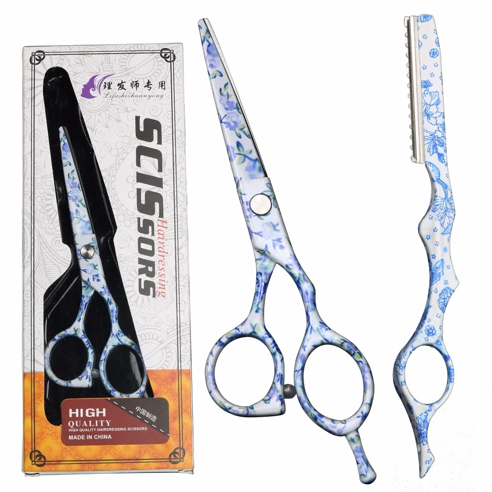 5.5 inch professional hairdressing scissors Barber cutting scissors and razor Barbershop hair scissors
5.5 inch professional hairdressing scissors Barber cutting scissors and razor Barbershop hair scissors