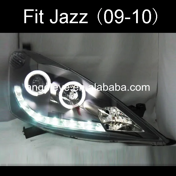 For Honda for Fit Jazz 2009-2010 year LED Angel Eyes Headlights front light Black Housing SN
For Honda for Fit Jazz 2009-2010 year LED Angel Eyes Headlights front light Black Housing SN