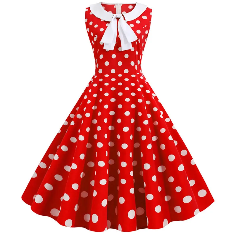 Plus Size Polka Dot Vintage Dress Women Summer Pink Rockabilly Office Party Dress Casual Peter Pan Collar Bow Sundress Vestidos
Plus Size Polka Dot Vintage Dress Women Summer Pink Rockabilly Office Party Dress Casual Peter Pan Collar Bow Sundress Vestidos