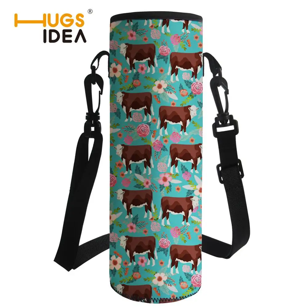 HUGSIDEA Floral Cow Print Water Bottle Carrier Insulated Neoprene Water Gym Travel Bottle Holder Bag Protector Sleeve Case Pouch
HUGSIDEA Floral Cow Print Water Bottle Carrier Insulated Neoprene Water Gym Travel Bottle Holder Bag Protector Sleeve Case Pouch