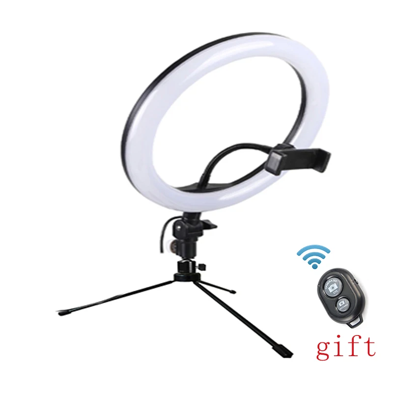 Selfie Ring Light 18W for Studio Photography Photo Fill Ring Light with Tripod Selfies Stick for iphone Smartphone Makeup
Selfie Ring Light 18W for Studio Photography Photo Fill Ring Light with Tripod Selfies Stick for iphone Smartphone Makeup