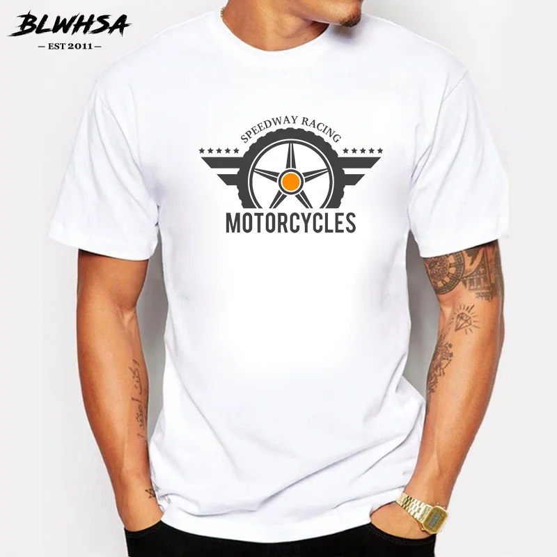 BLWHSA Summer New Fashion Motorcycle T Shirt Men Speedway Short Sleeve Fitness Men Cotton T-Shirt Champion Team Casual Tops
BLWHSA Summer New Fashion Motorcycle T Shirt Men Speedway Short Sleeve Fitness Men Cotton T-Shirt Champion Team Casual Tops