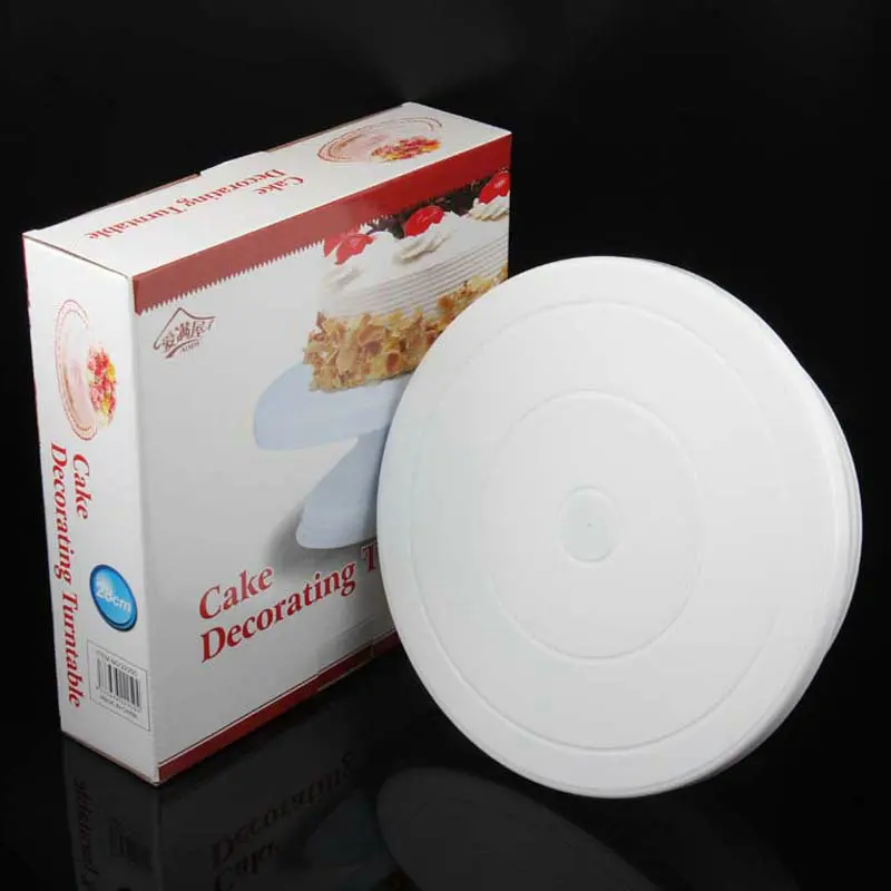 11 Inch Round Cake Stand Rotating Plastic Cake Decorating Turntable Baking Tools
11 Inch Round Cake Stand Rotating Plastic Cake Decorating Turntable Baking Tools