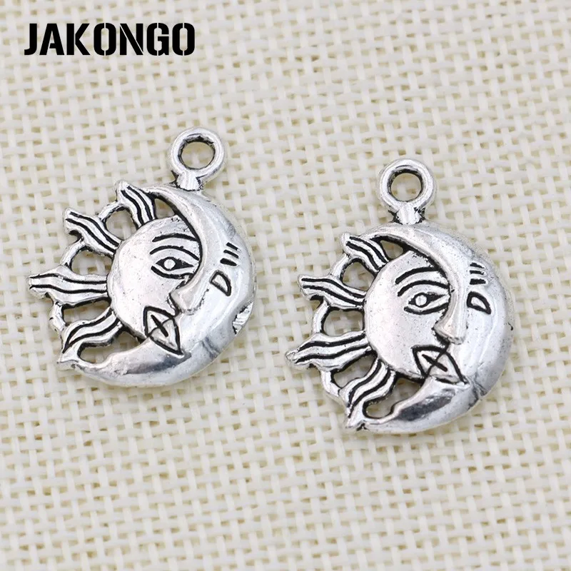 JAKONGO Античная Посеребренная подвесная Подвеска Sun Moon Face для изготовления ювелирных изделий, аксессуаров, браслетов, фурнитура для рукоделия...
JAKONGO Античная Посеребренная подвесная Подвеска Sun Moon Face для изготовления ювелирных изделий, аксессуаров, браслетов, фурнитура для рукоделия...