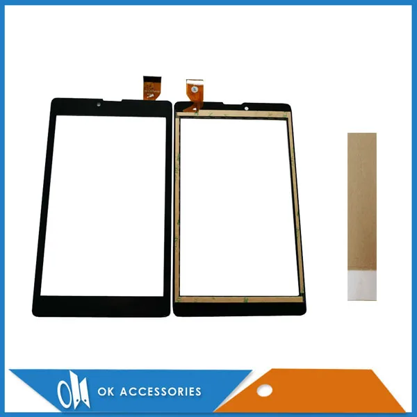 Черного цвета для планшета DIGMA OPTIMA 7100R 3G TS7105MG сенсорный экран дигитайзер