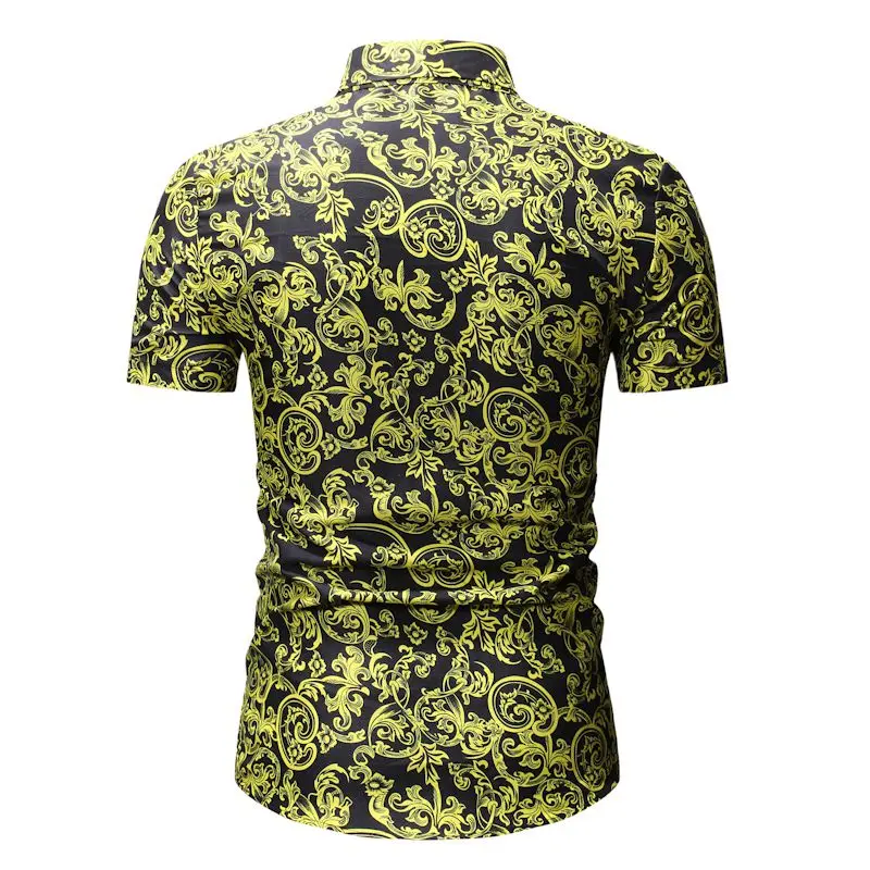 SHIRT summer new men's casual short sleeve floral shirt Hawaiian beach fashion trend modern style short sleeve shirt
SHIRT summer new men's casual short sleeve floral shirt Hawaiian beach fashion trend modern style short sleeve shirt