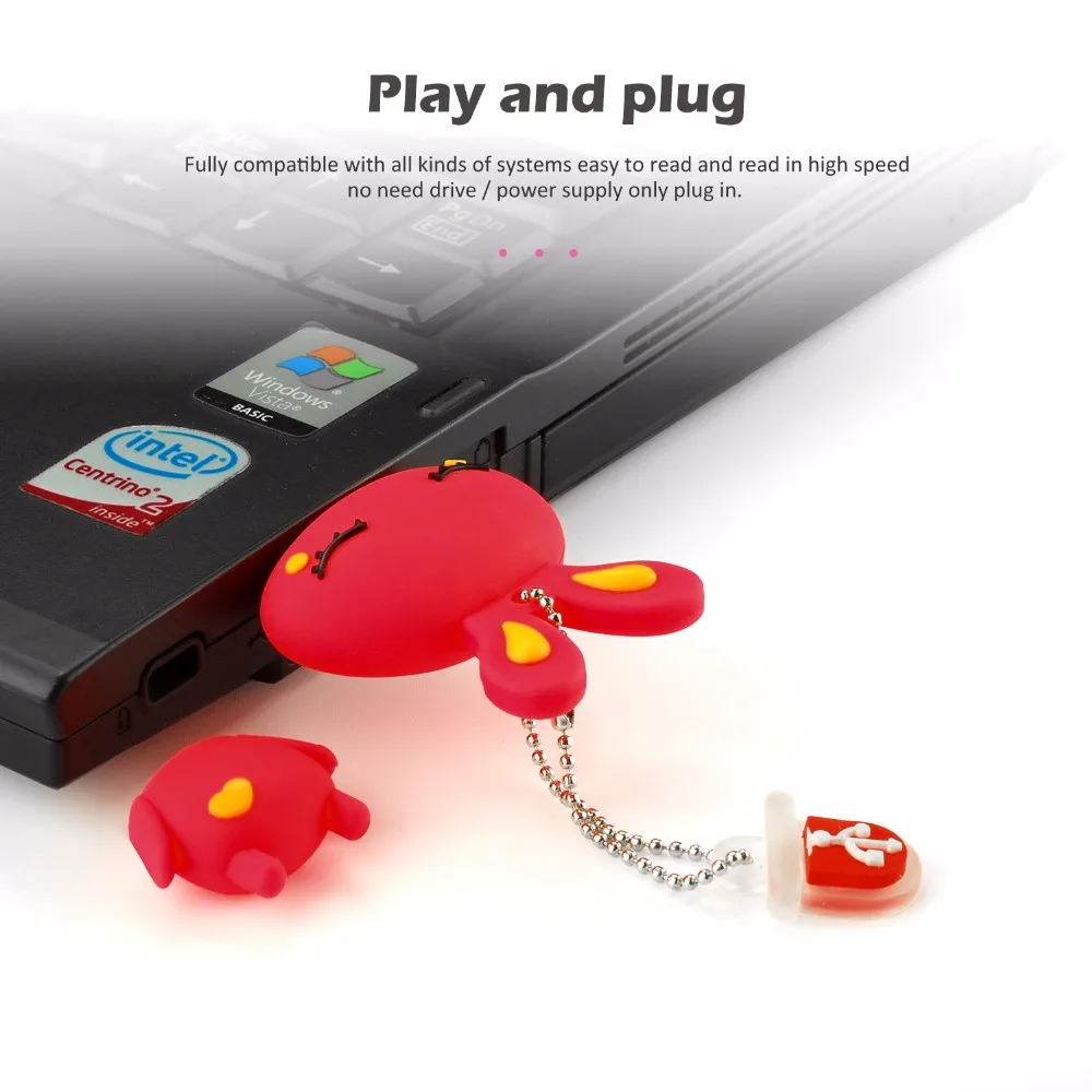 LEIZHAN Easter Bunny USB Flash Drive Rabbit Pendrive 64gb 32gb 16gb 8gb 4gb Pen Drive Good quality 2.0 USB Stick Memoria usb key
LEIZHAN Easter Bunny USB Flash Drive Rabbit Pendrive 64gb 32gb 16gb 8gb 4gb Pen Drive Good quality 2.0 USB Stick Memoria usb key