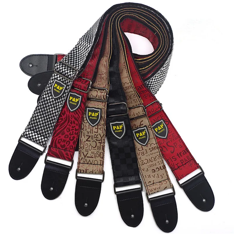 Nylon Guitar Strap for Acoustic Electric Guitar and Bass Multi-Color Guitar Belt Adjustable Colorful Printing Nylon Straps
Nylon Guitar Strap for Acoustic Electric Guitar and Bass Multi-Color Guitar Belt Adjustable Colorful Printing Nylon Straps