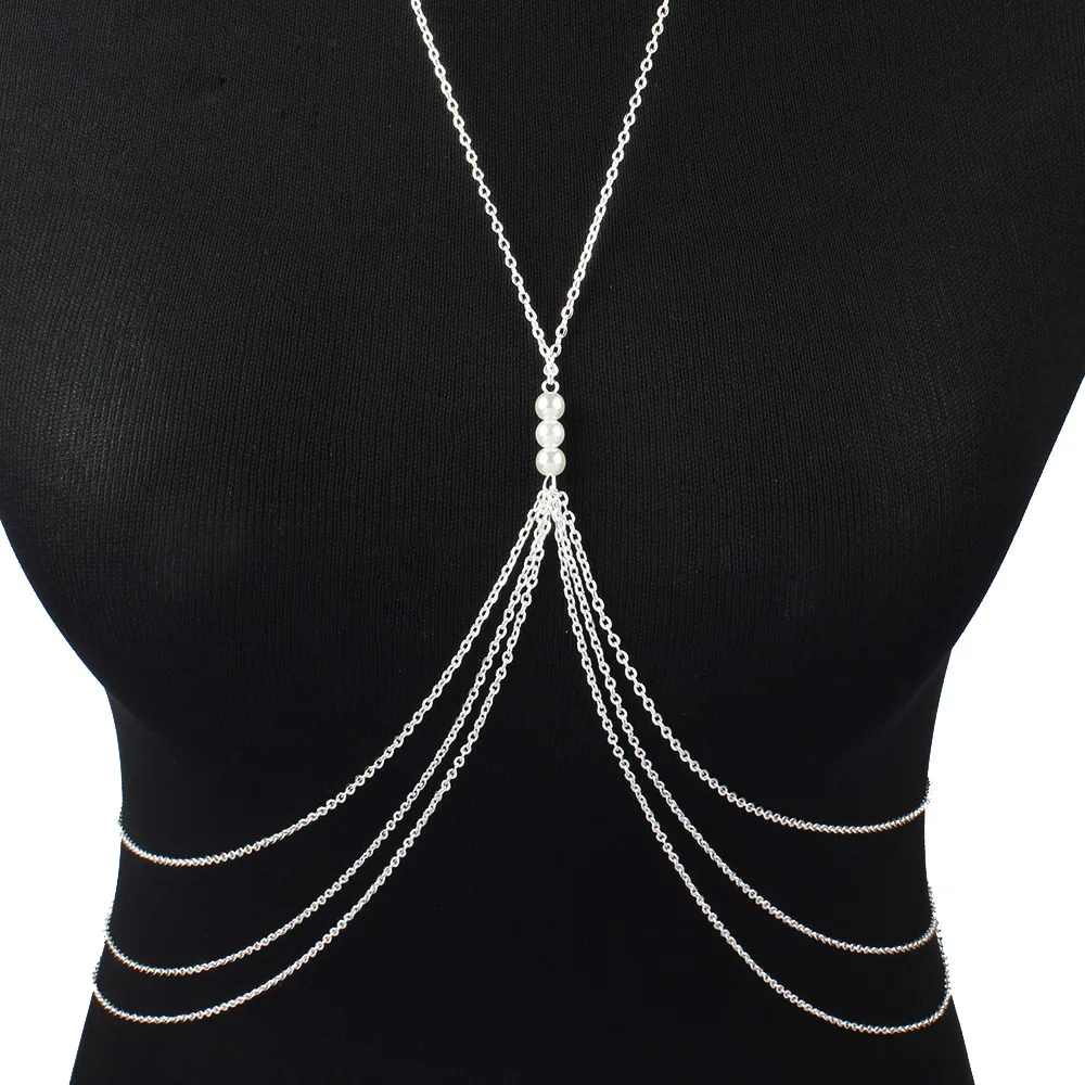 Women Fashion Multilayer Sexy Beach Body Chain Bohemian Pearl Tassel Long Body Jewelry
Women Fashion Multilayer Sexy Beach Body Chain Bohemian Pearl Tassel Long Body Jewelry